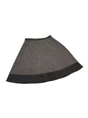 Joe B. Metallic Black A-Line Skirt - Women Size M